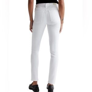 Adriano Goldschmied the prima cigarette leg white stretch premium denim size 31